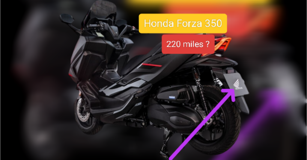 The Honda Forza 350 : premium mid-size scooter.