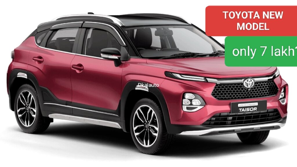 Toyota Urban Cruiser Taisor: Compitator of nexon or fronx ,SUV-7.74 lakh?